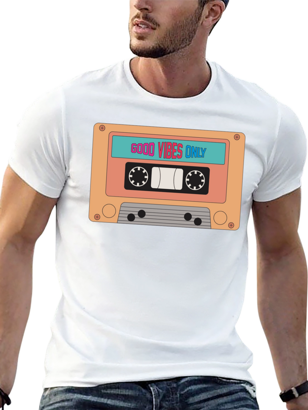 Retro Cassette Tape Graphic Tee