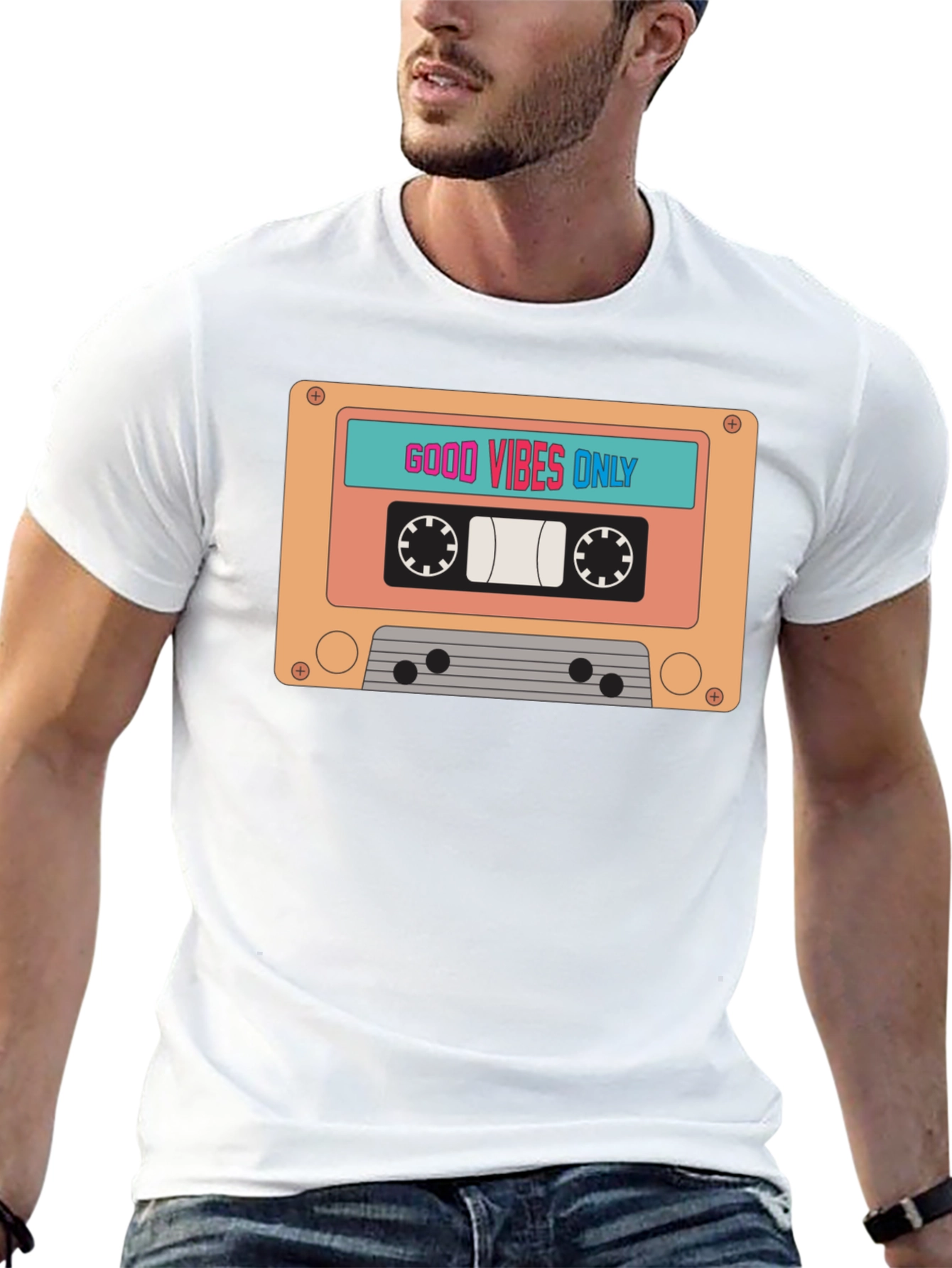 Retro Cassette Tape Graphic Tee