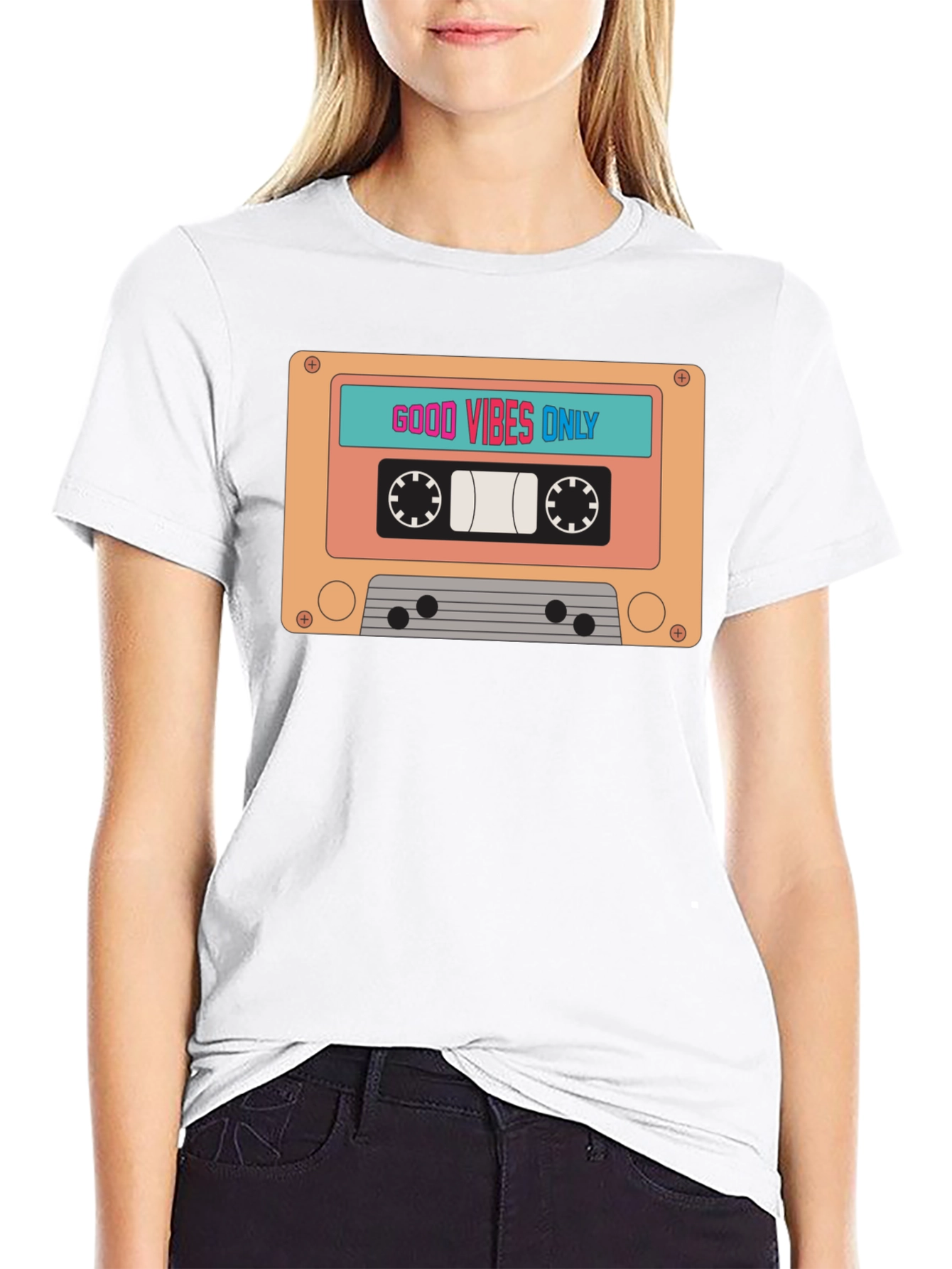 Retro Cassette Tape Graphic Tee
