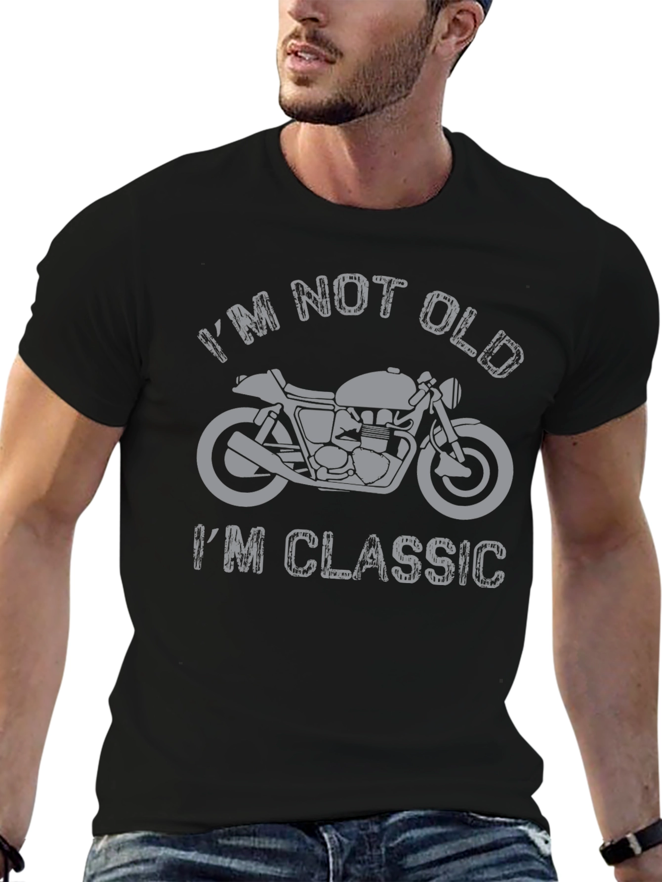 Classic Motorcycle T-Shirt - Im Not Old Im Classic