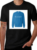 Im Not Weird! Crewneck Sweatshirt on Black T-shirt