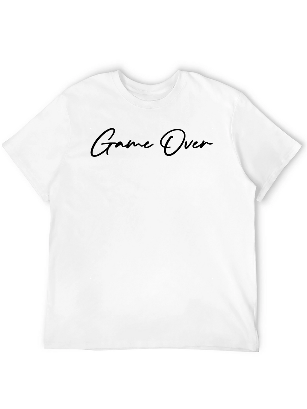 Game Over Black Crew Neck T-Shirt