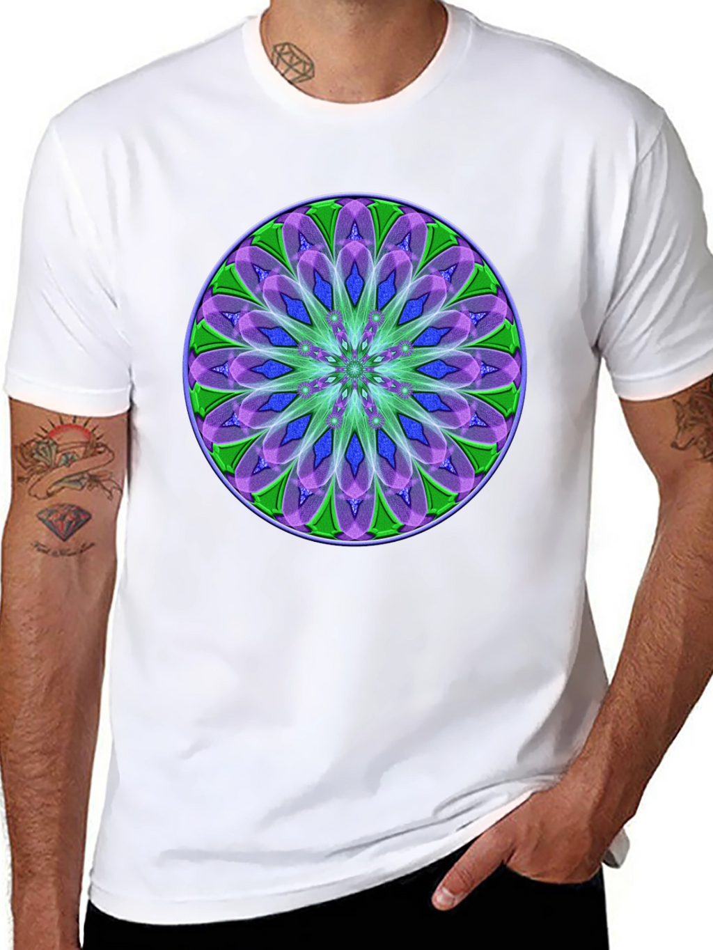 Mandala Graphic Black T-Shirt