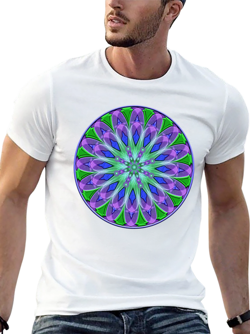 Mandala Graphic Black T-Shirt
