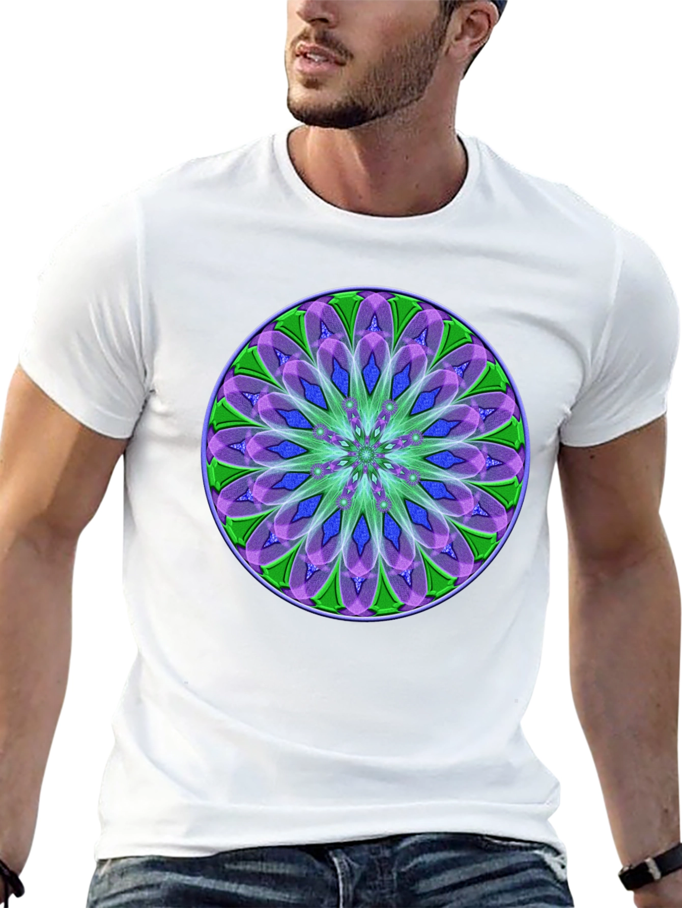 Mandala Graphic Black T-Shirt