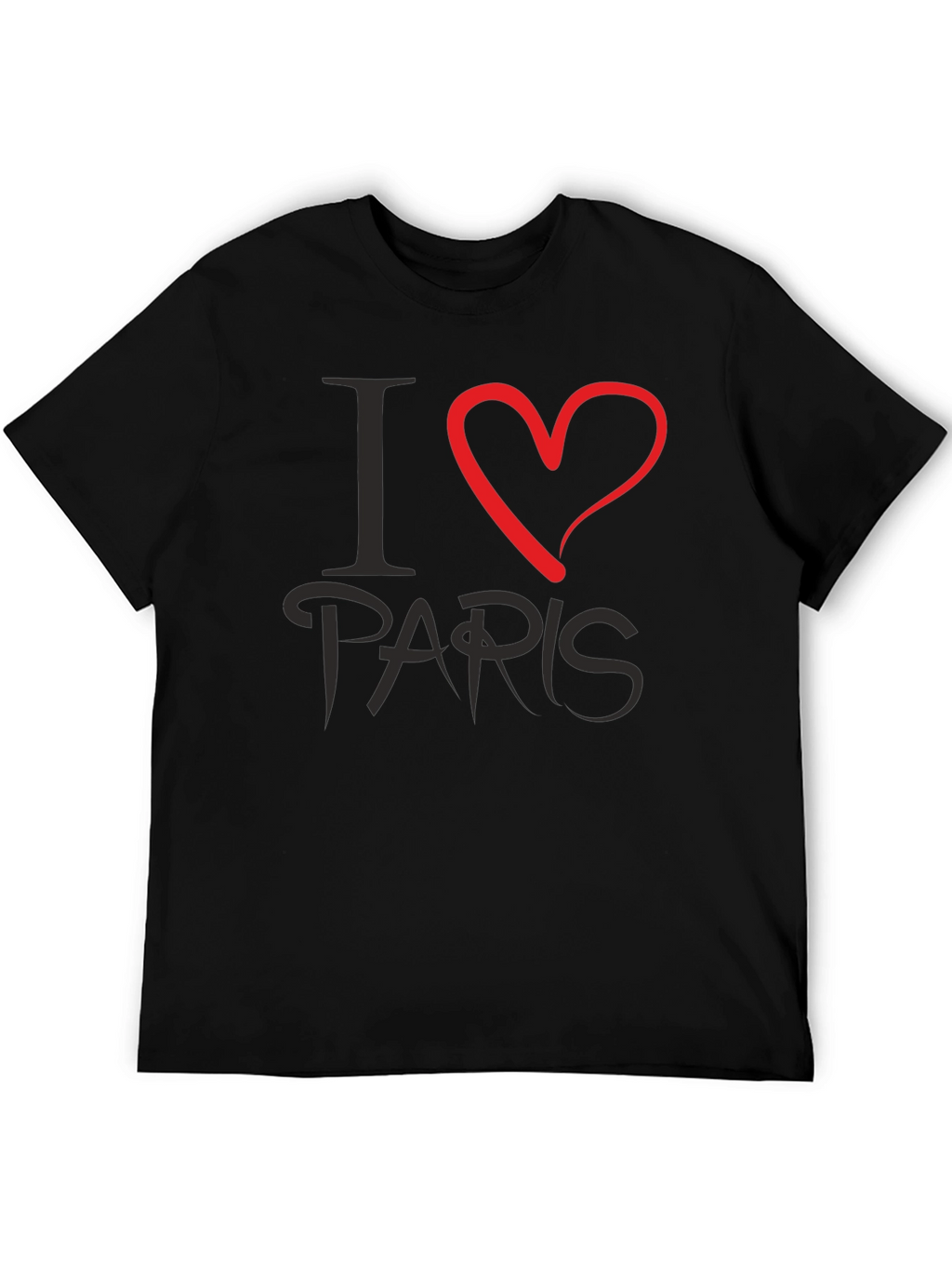I Love Paris Graphic Tee - Stylish Casual Wear