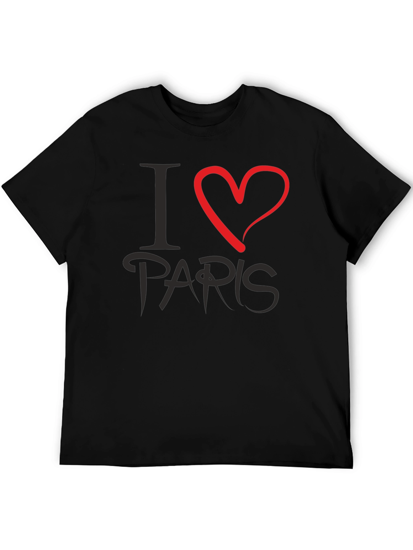 I Love Paris Graphic Tee - Stylish Casual Wear