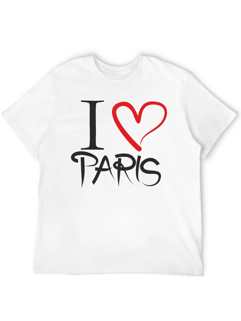 I Love Paris Graphic Tee - Stylish Casual Wear