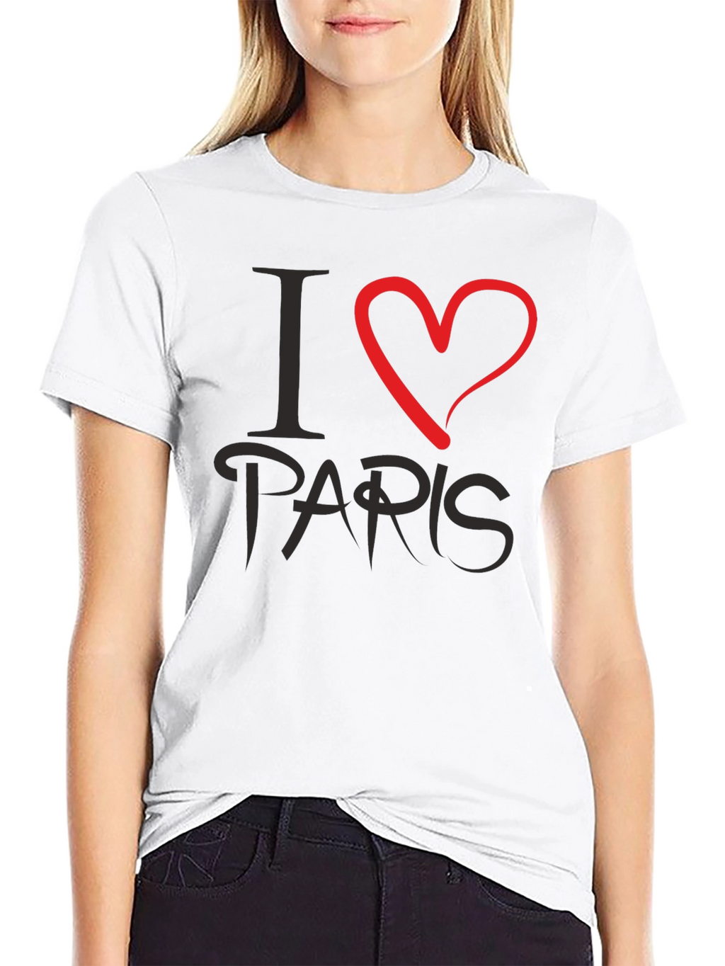 I Love Paris Graphic Tee - Stylish Casual Wear