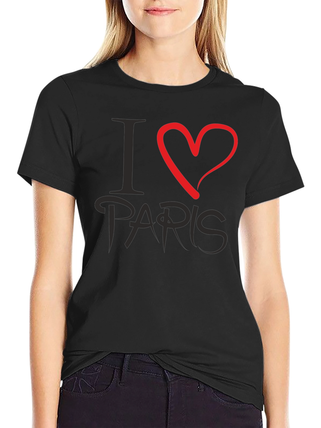 I Love Paris Graphic Tee - Stylish Casual Wear