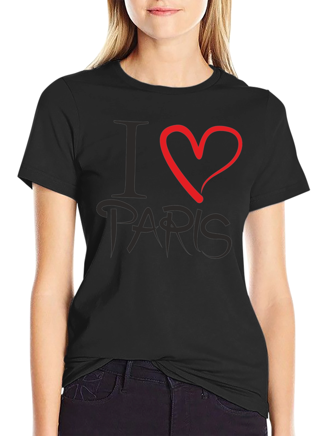 I Love Paris Graphic Tee - Stylish Casual Wear