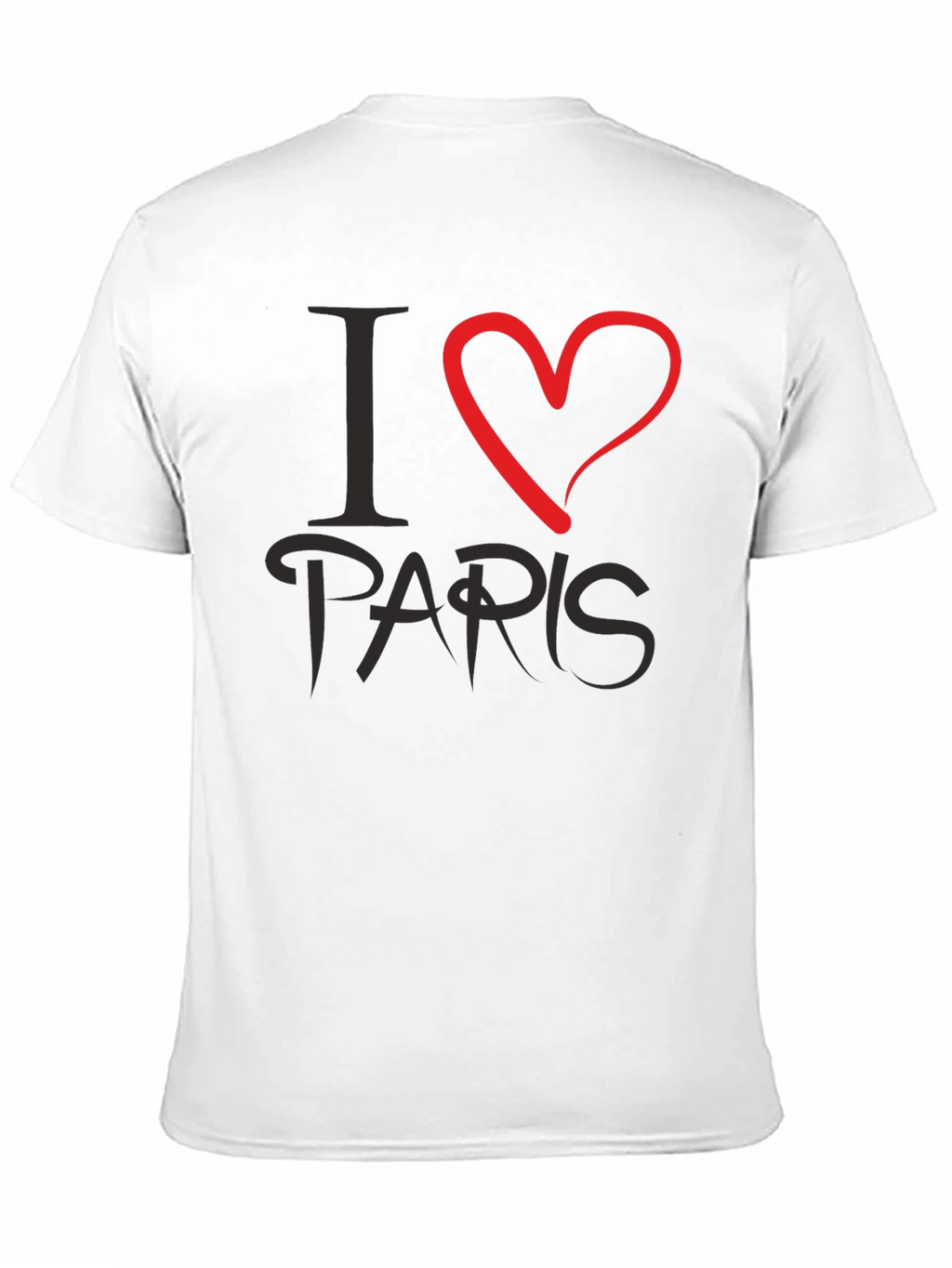 I Love Paris Graphic Tee - Stylish Casual Wear