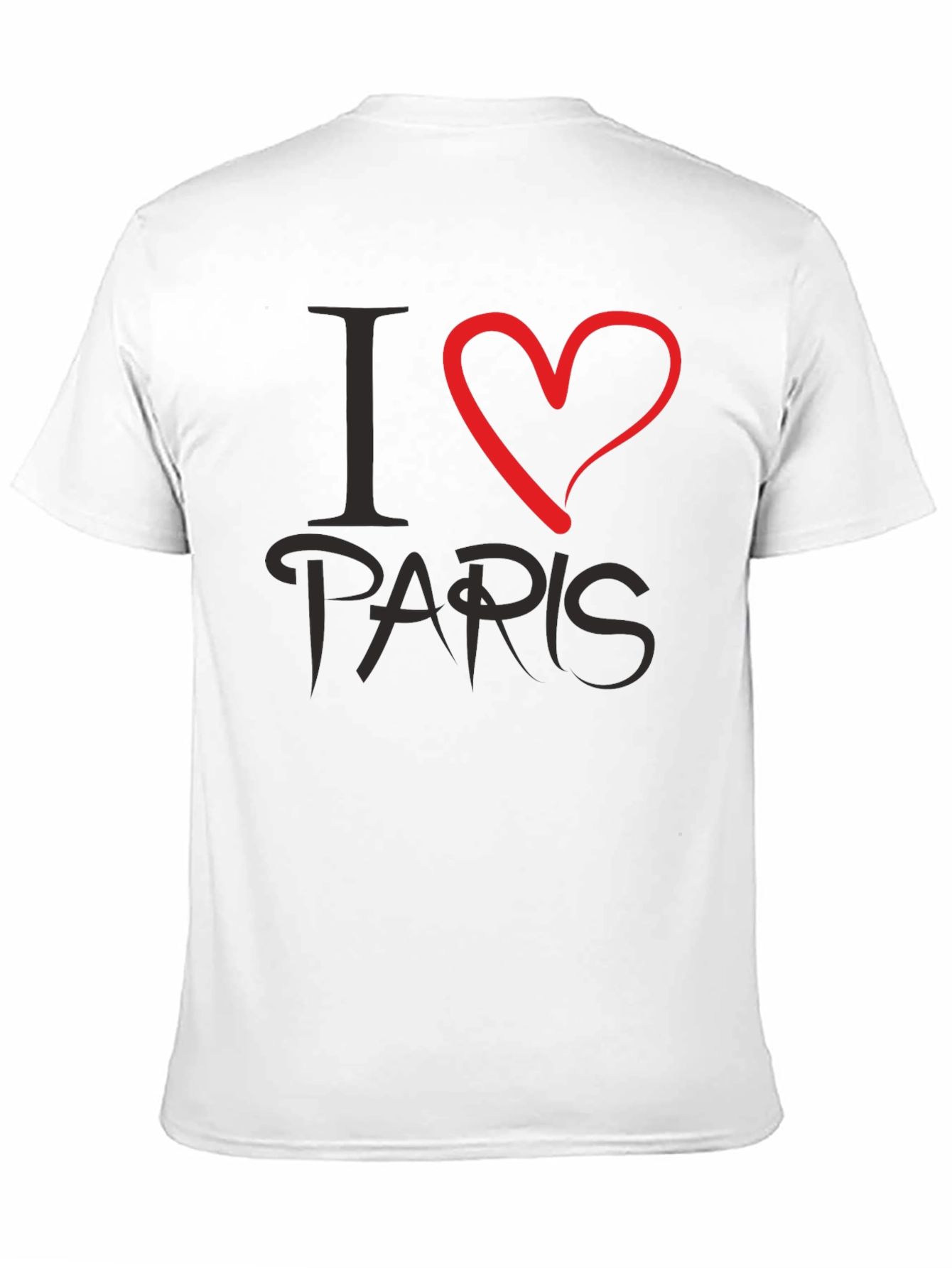I Love Paris Graphic Tee - Stylish Casual Wear