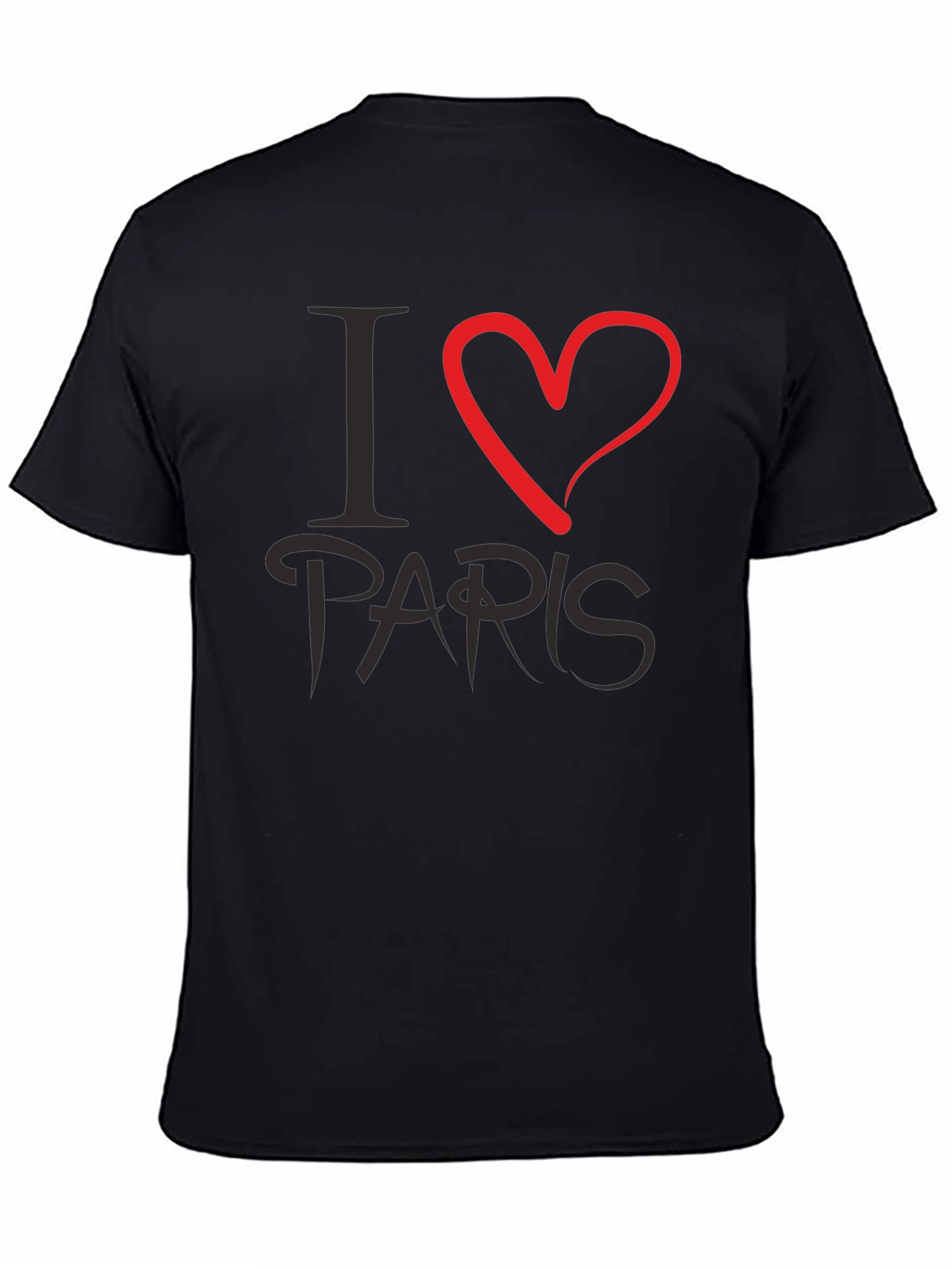 I Love Paris Graphic Tee - Stylish Casual Wear