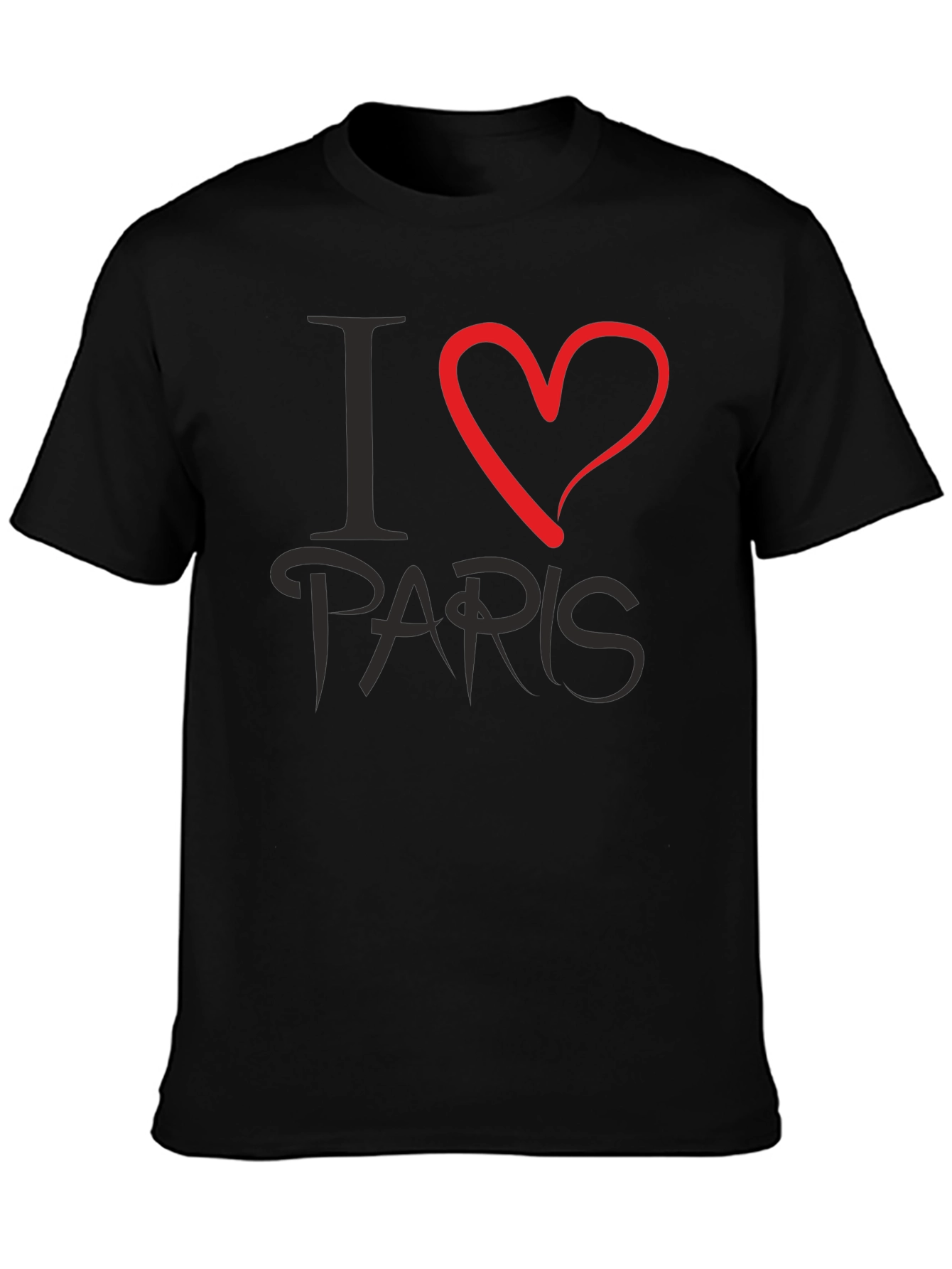 I Love Paris Graphic Tee - Stylish Casual Wear