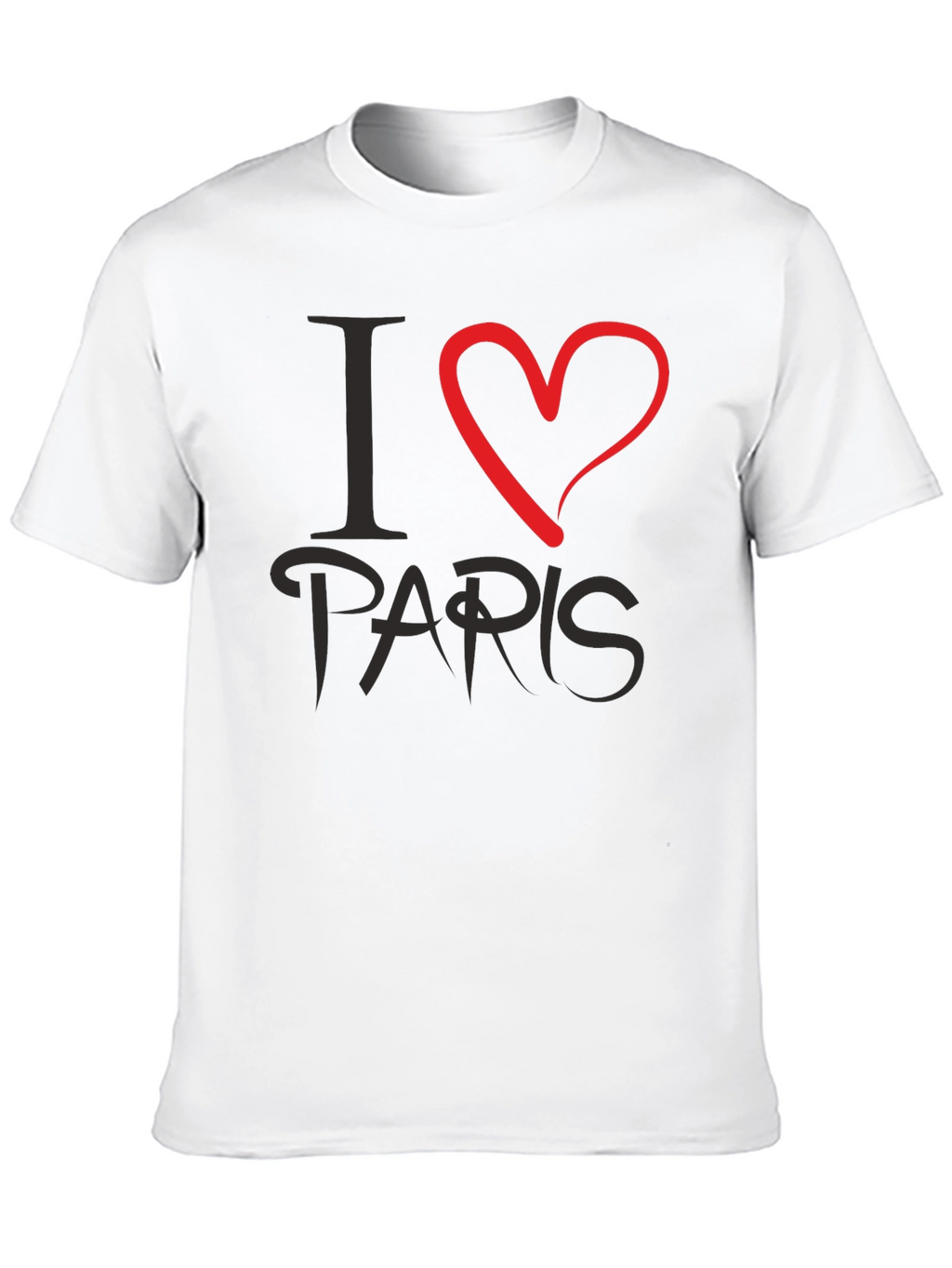 I Love Paris Graphic Tee - Stylish Casual Wear