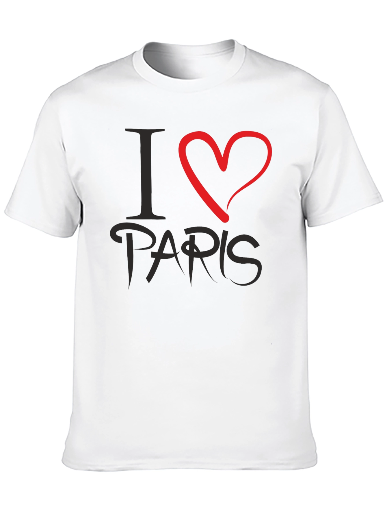 I Love Paris Graphic Tee - Stylish Casual Wear