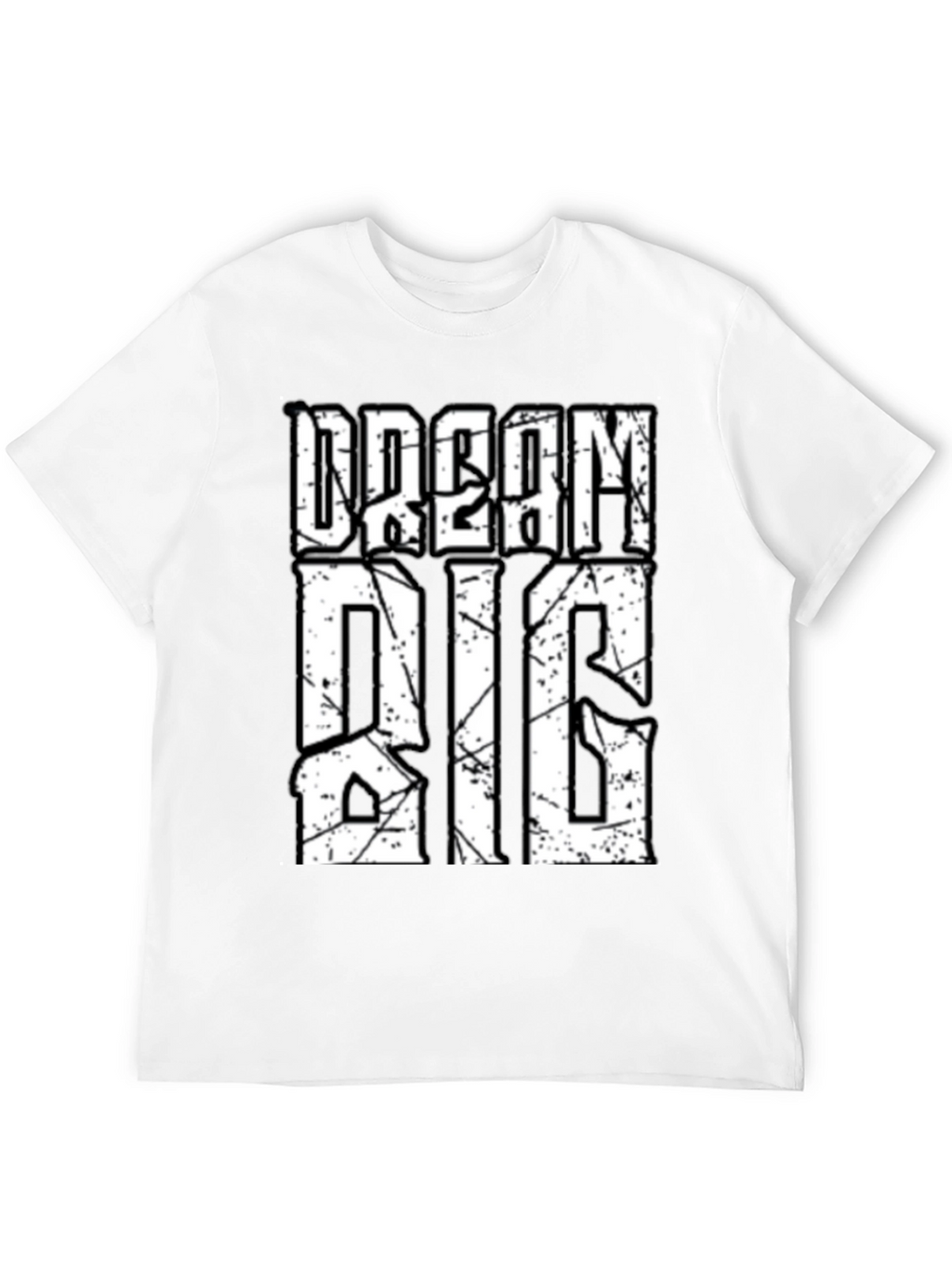 Dream Big Graphic Tee - Motivational Black T-Shirt