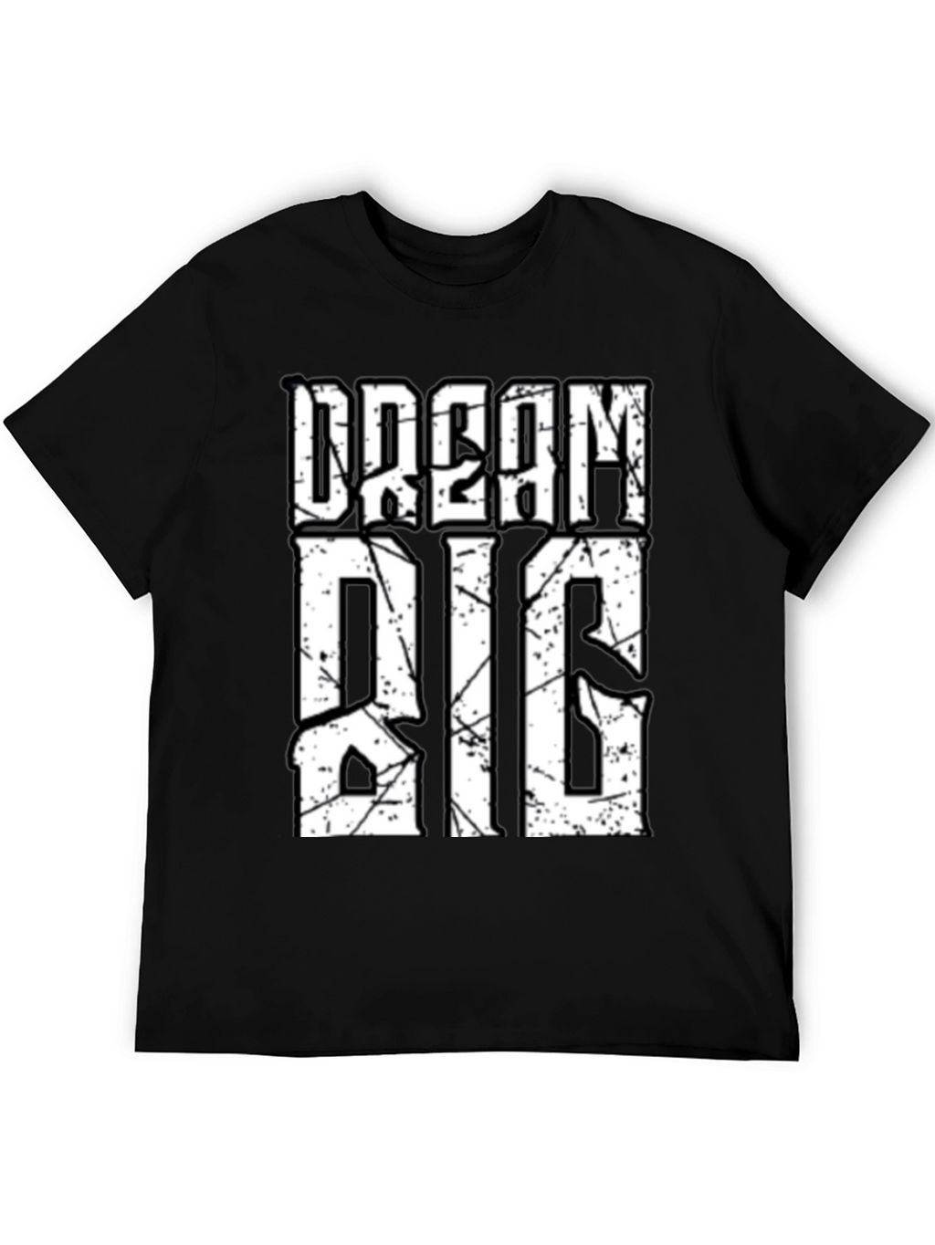 Dream Big Graphic Tee - Motivational Black T-Shirt
