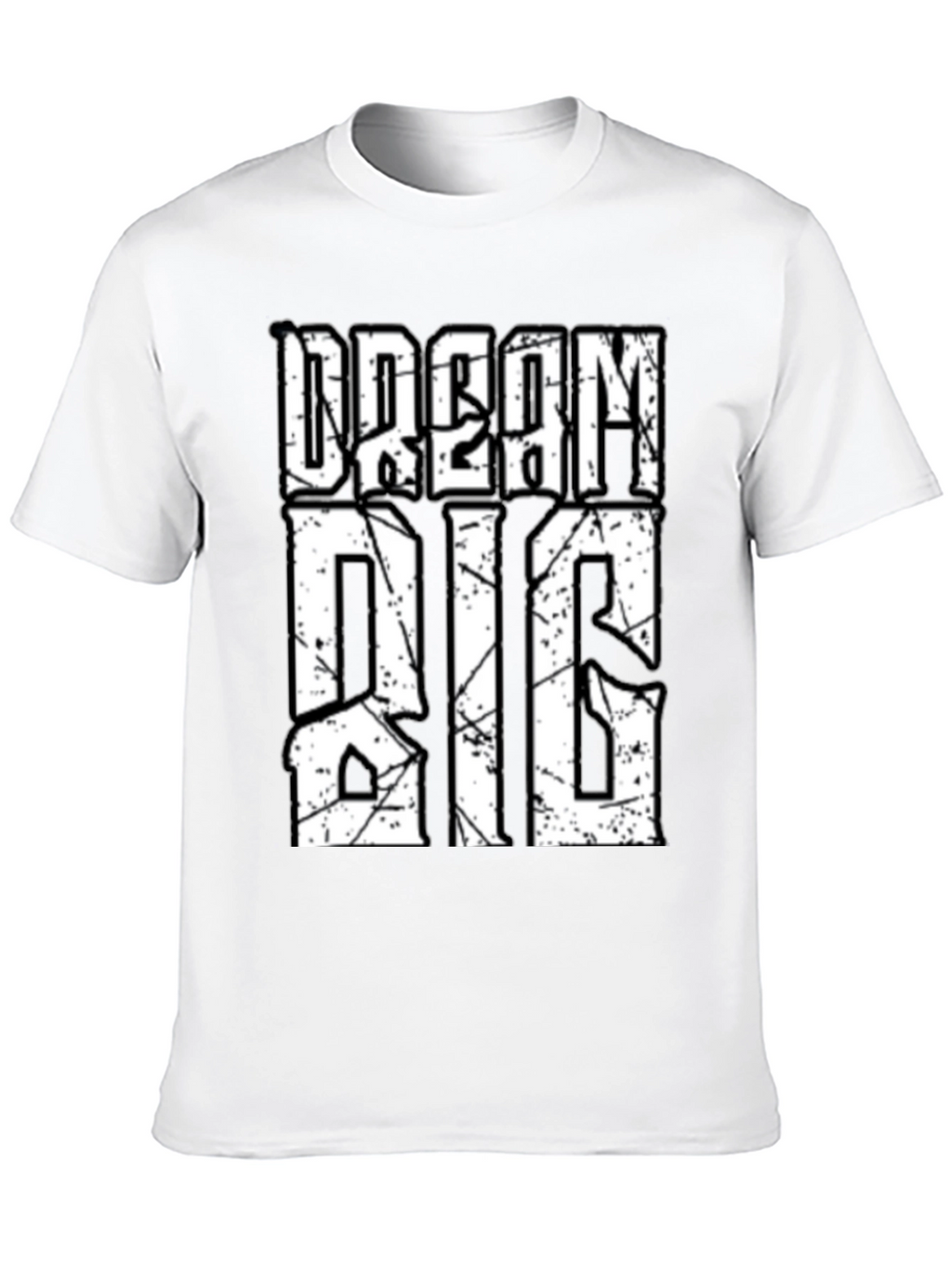 Dream Big Graphic Tee - Motivational Black T-Shirt