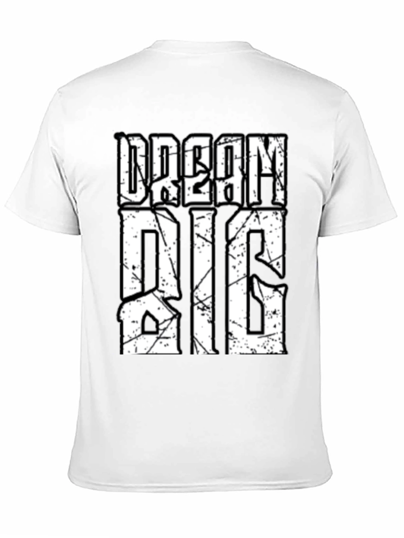 Dream Big Graphic Tee - Motivational Black T-Shirt