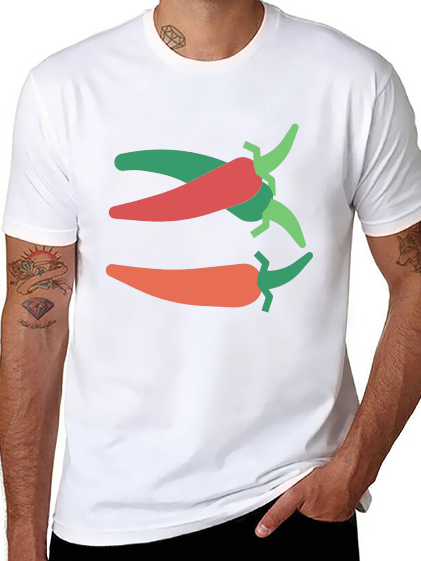 Chili Pepper Graphic Tee - Spicy Style!