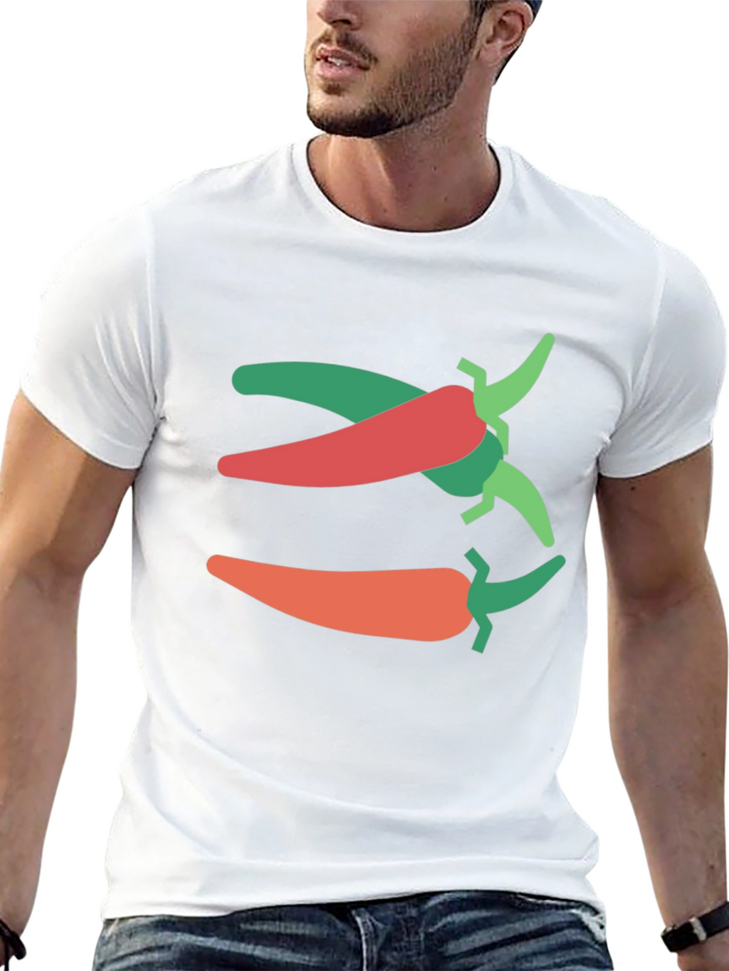 Chili Pepper Graphic Tee - Spicy Style!