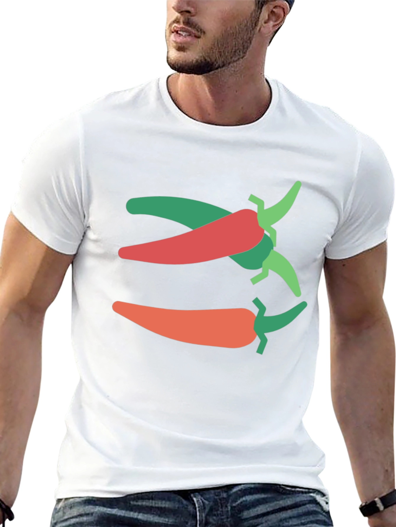 Chili Pepper Graphic Tee - Spicy Style!