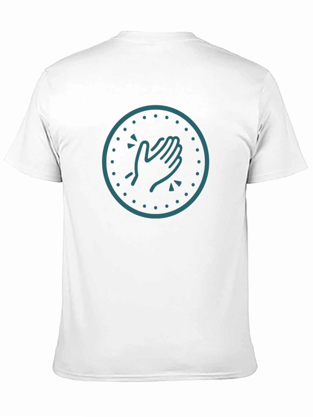 Clapping Hands Graphic Tee - Trendy Black T-Shirt