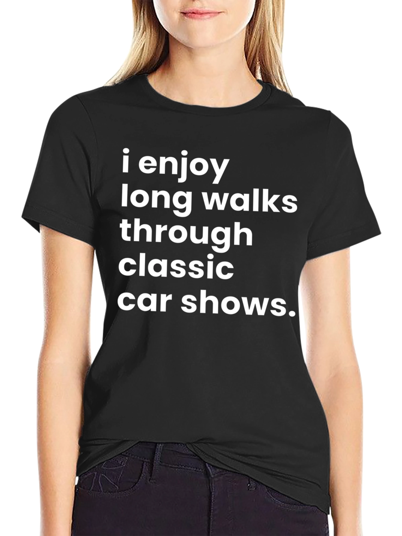 Classic Car Show T-Shirt - Humorous Design