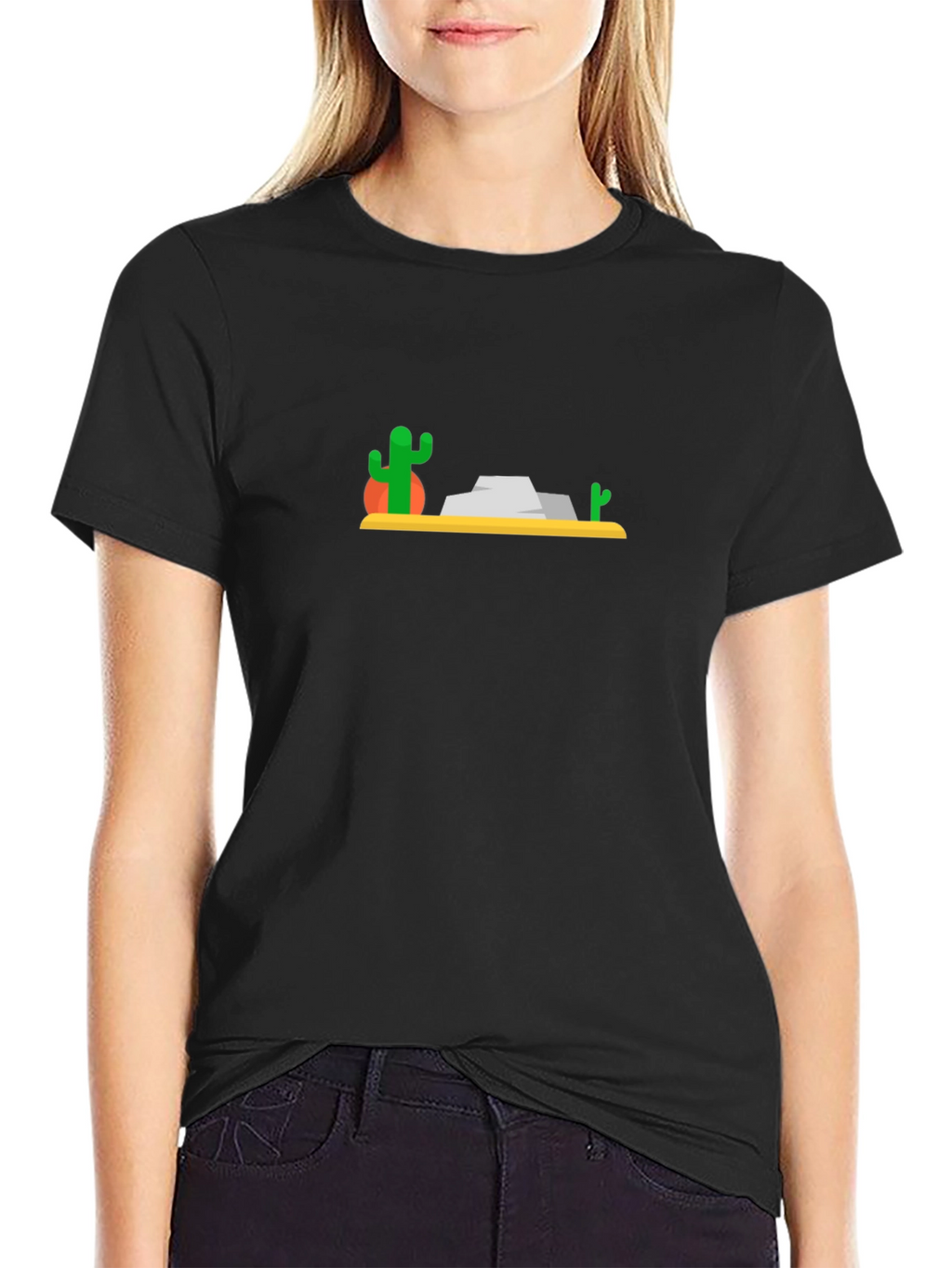 Desert Scene Graphic T-Shirt