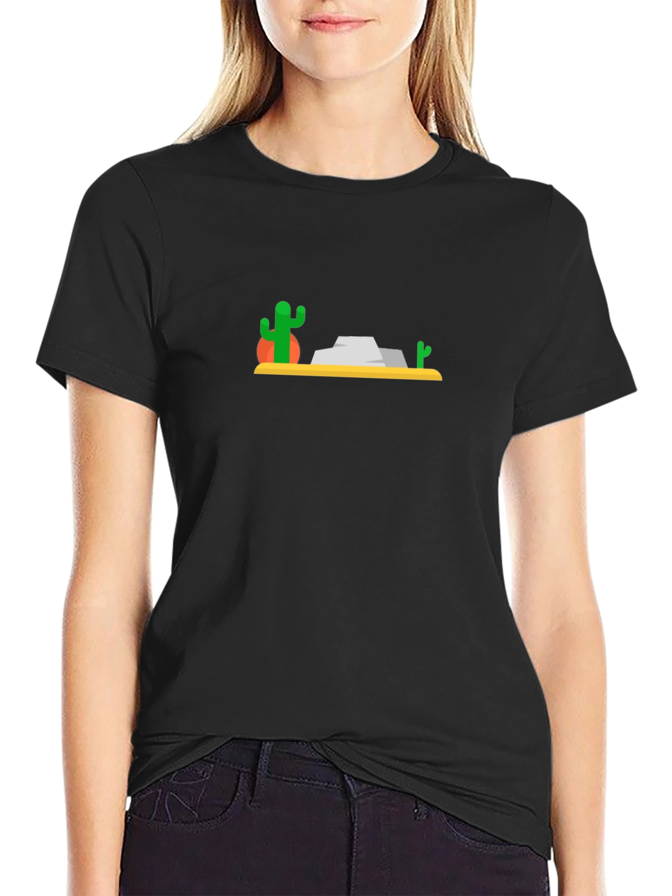 Desert Scene Graphic T-Shirt
