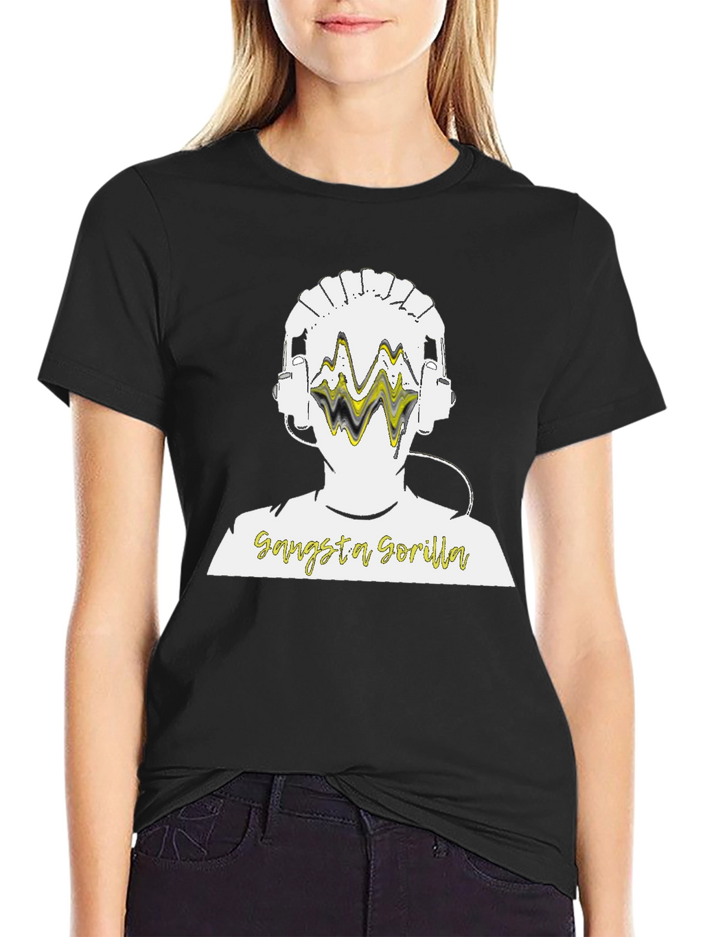 Gangsta Gorilla Graphic T-Shirt