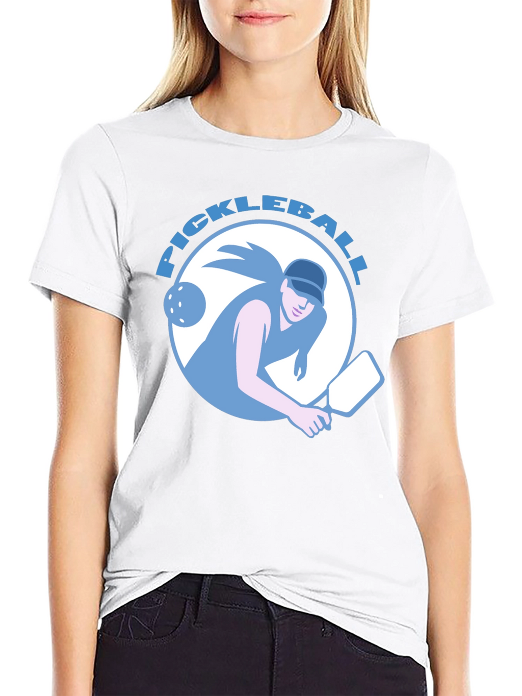 Pickleball Player Graphic Tee