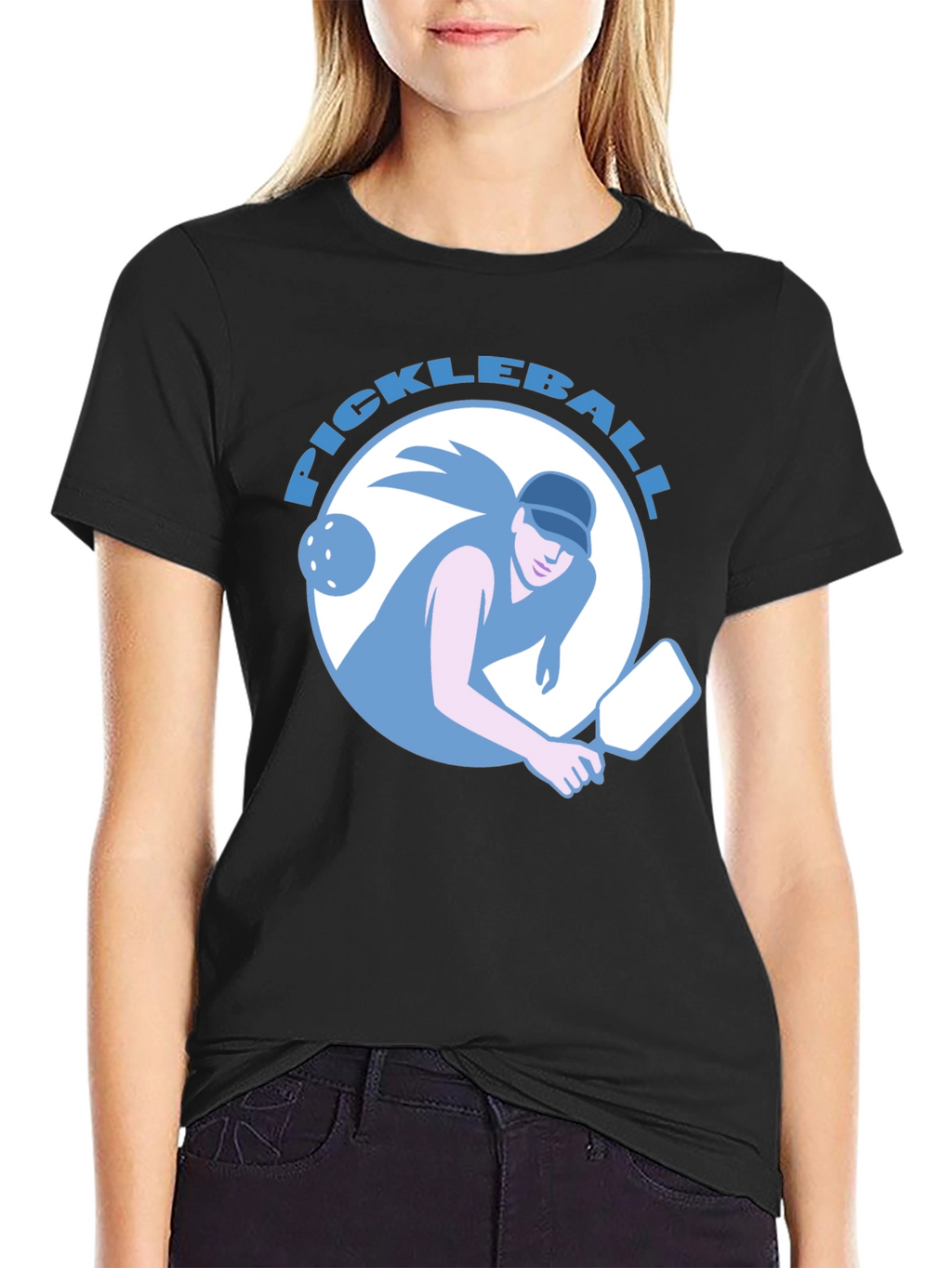 Pickleball Player Graphic Tee