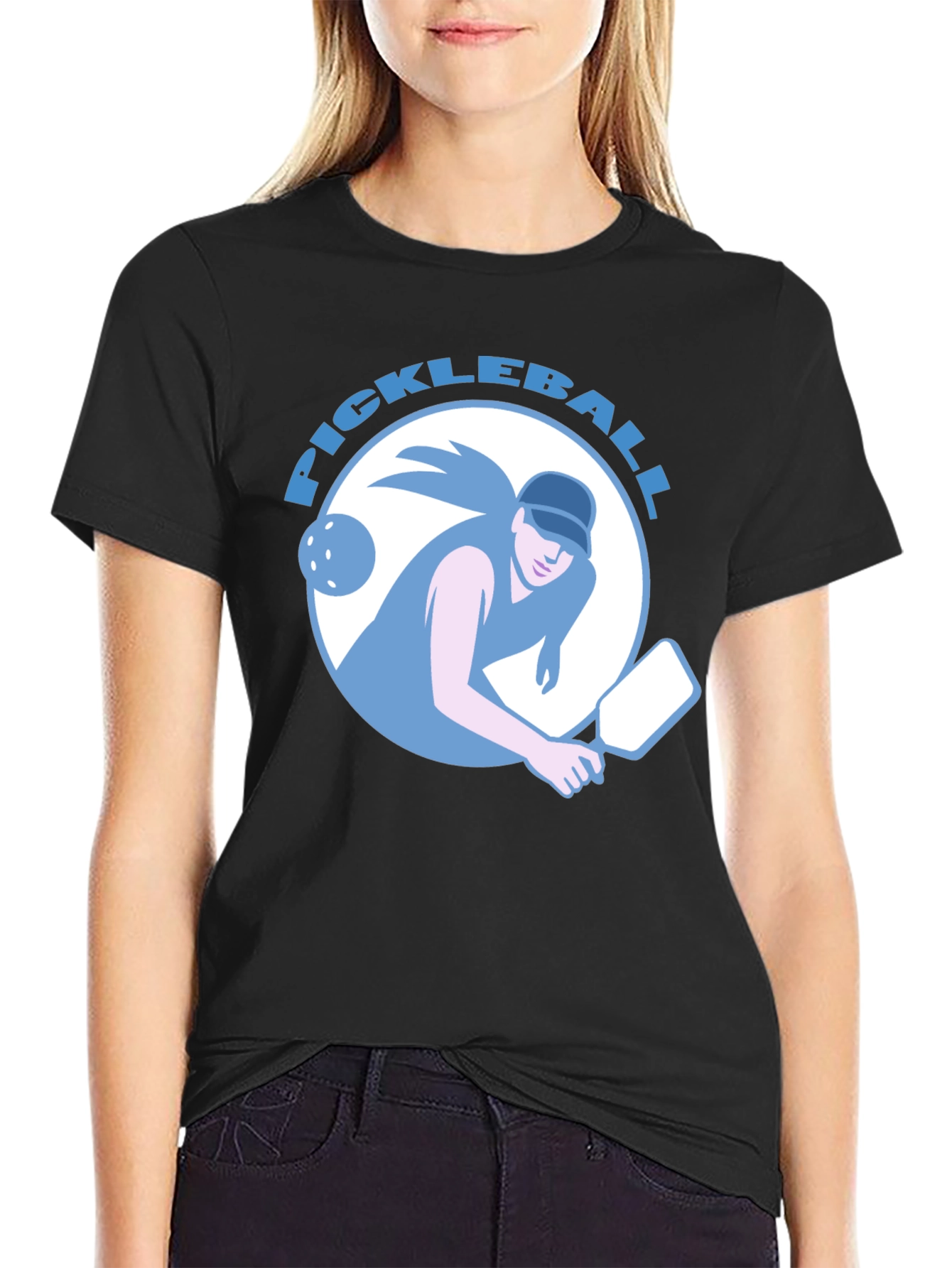 Pickleball Player Graphic Tee