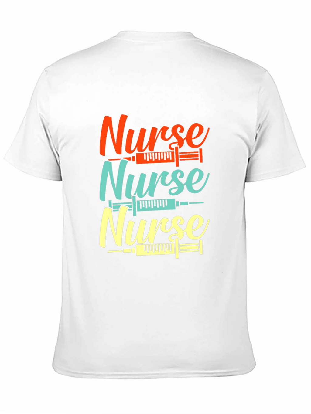 Nurse Syringe Graphic Tee - Comfortable Black T-Shirt