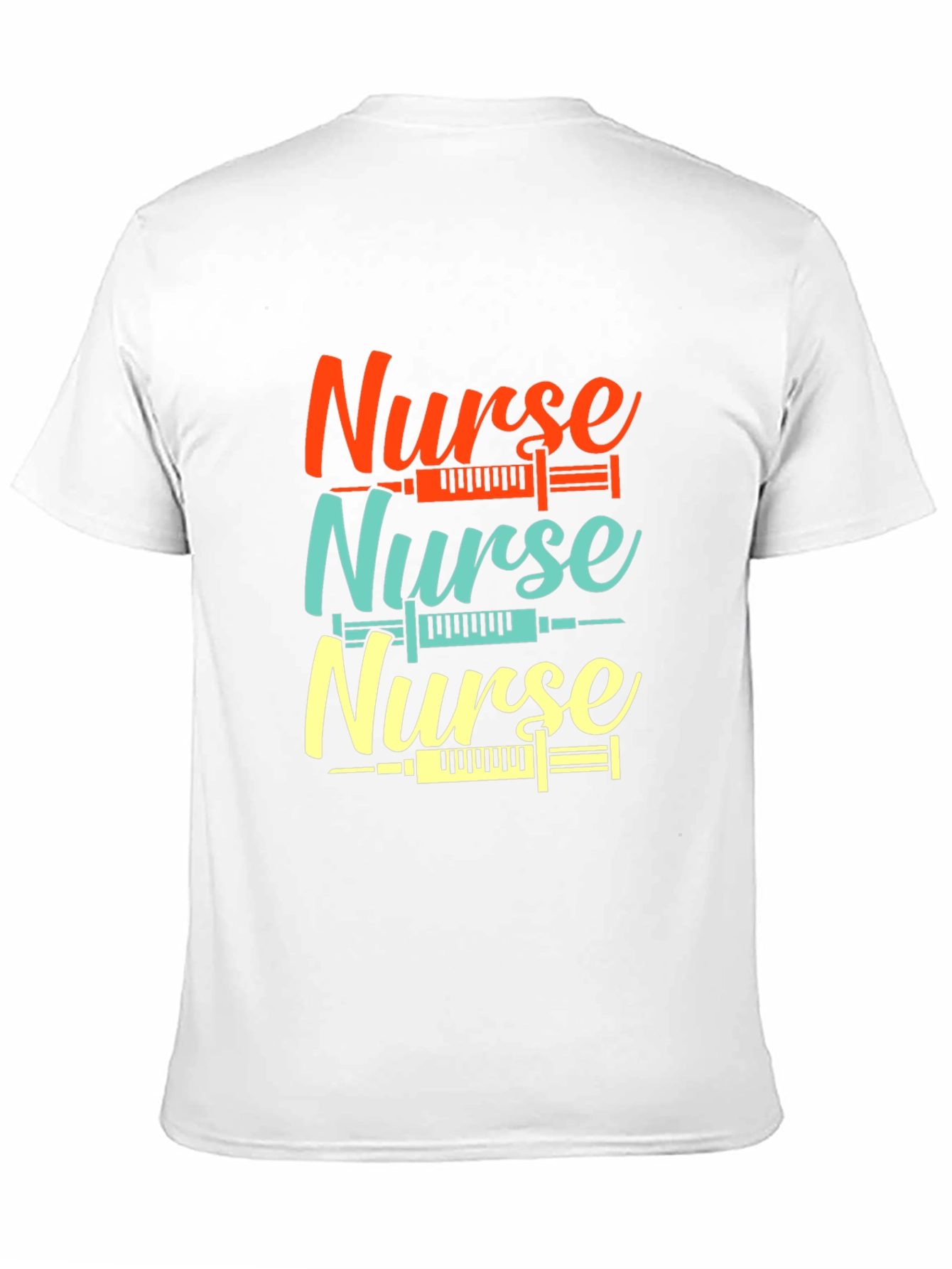 Nurse Syringe Graphic Tee - Comfortable Black T-Shirt