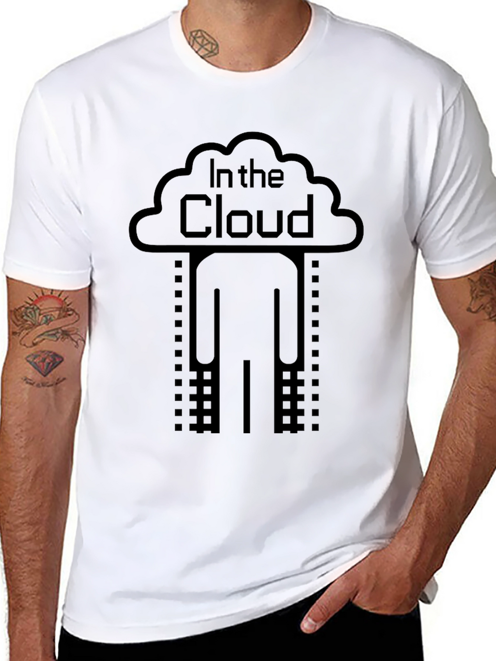 In The Cloud Graphic T-Shirt Menswear