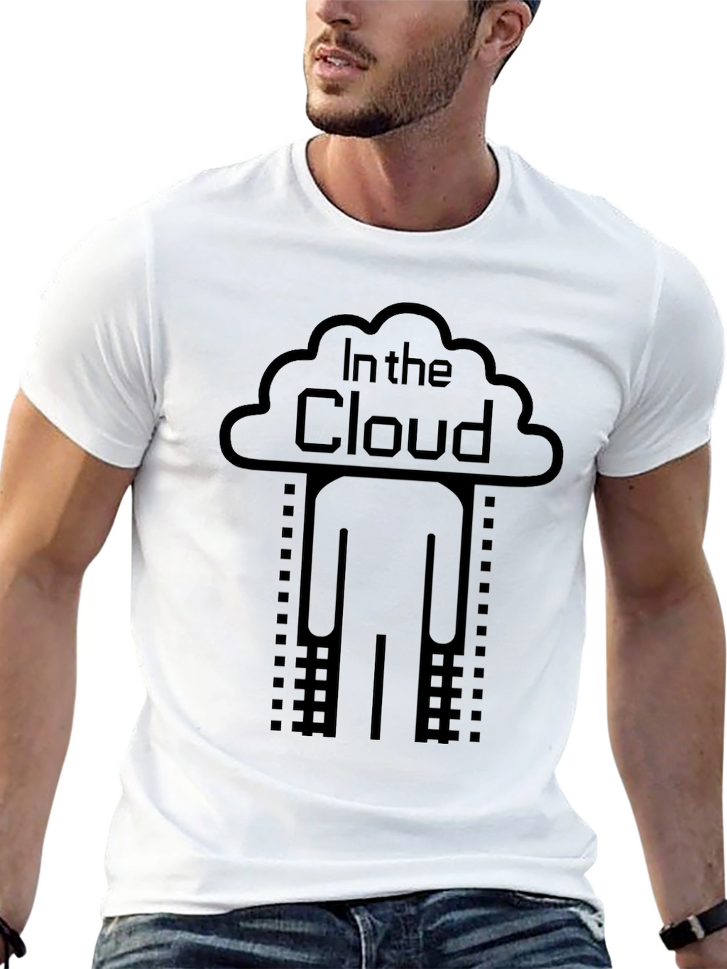 In The Cloud Graphic T-Shirt Menswear