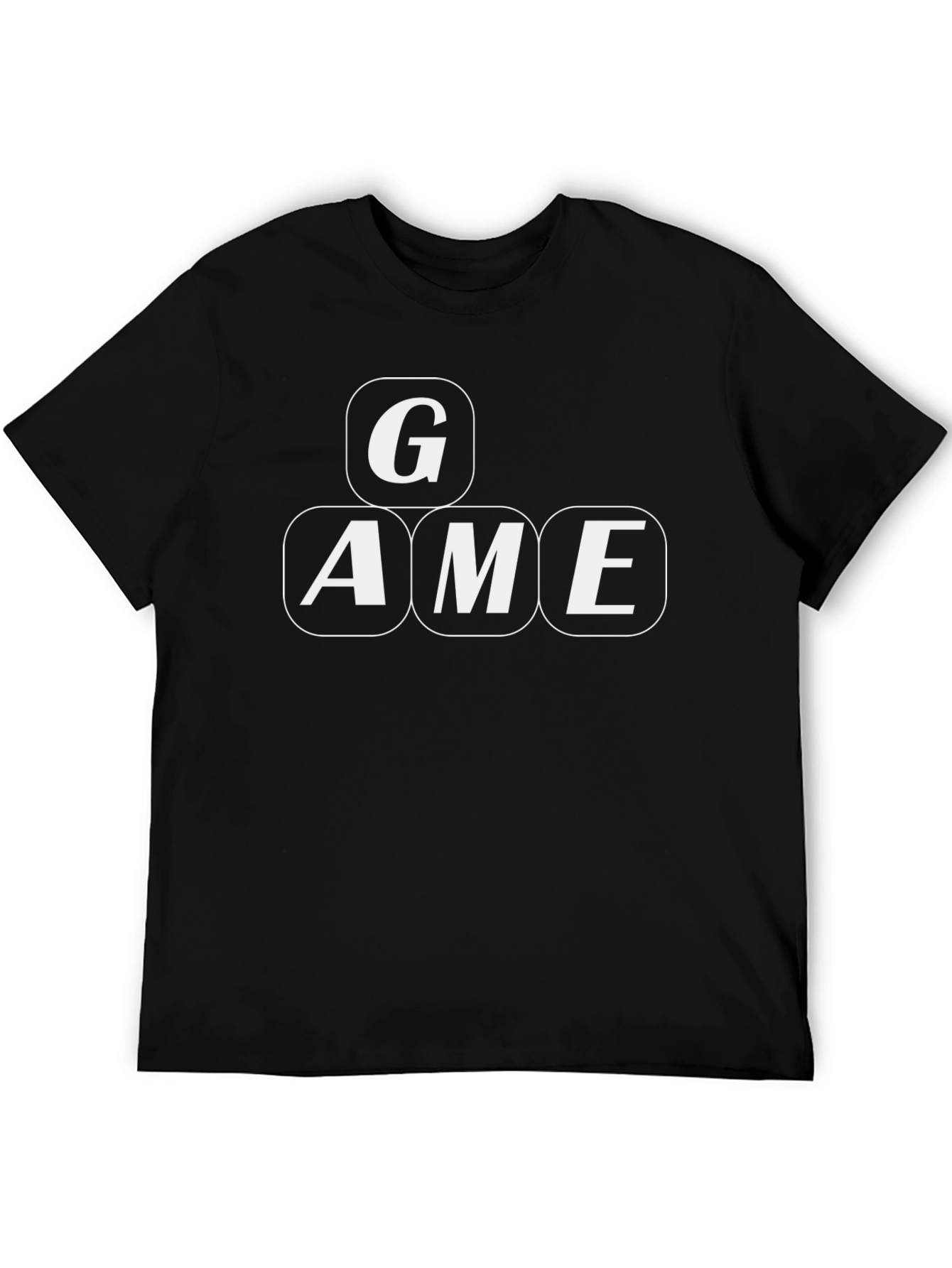 GAME T-Shirt - Black Cotton Tee