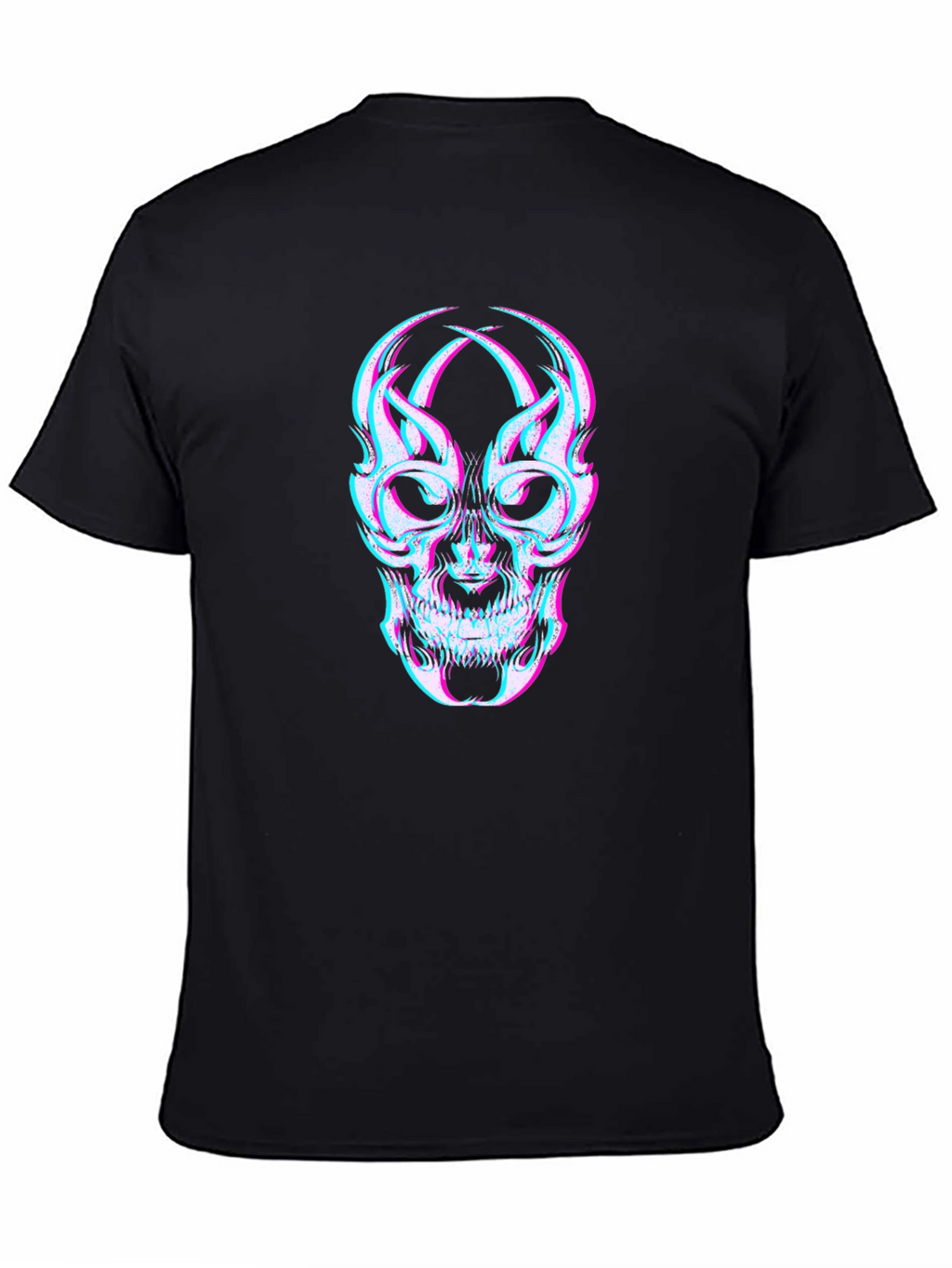 Skull Illusion Black T-Shirt