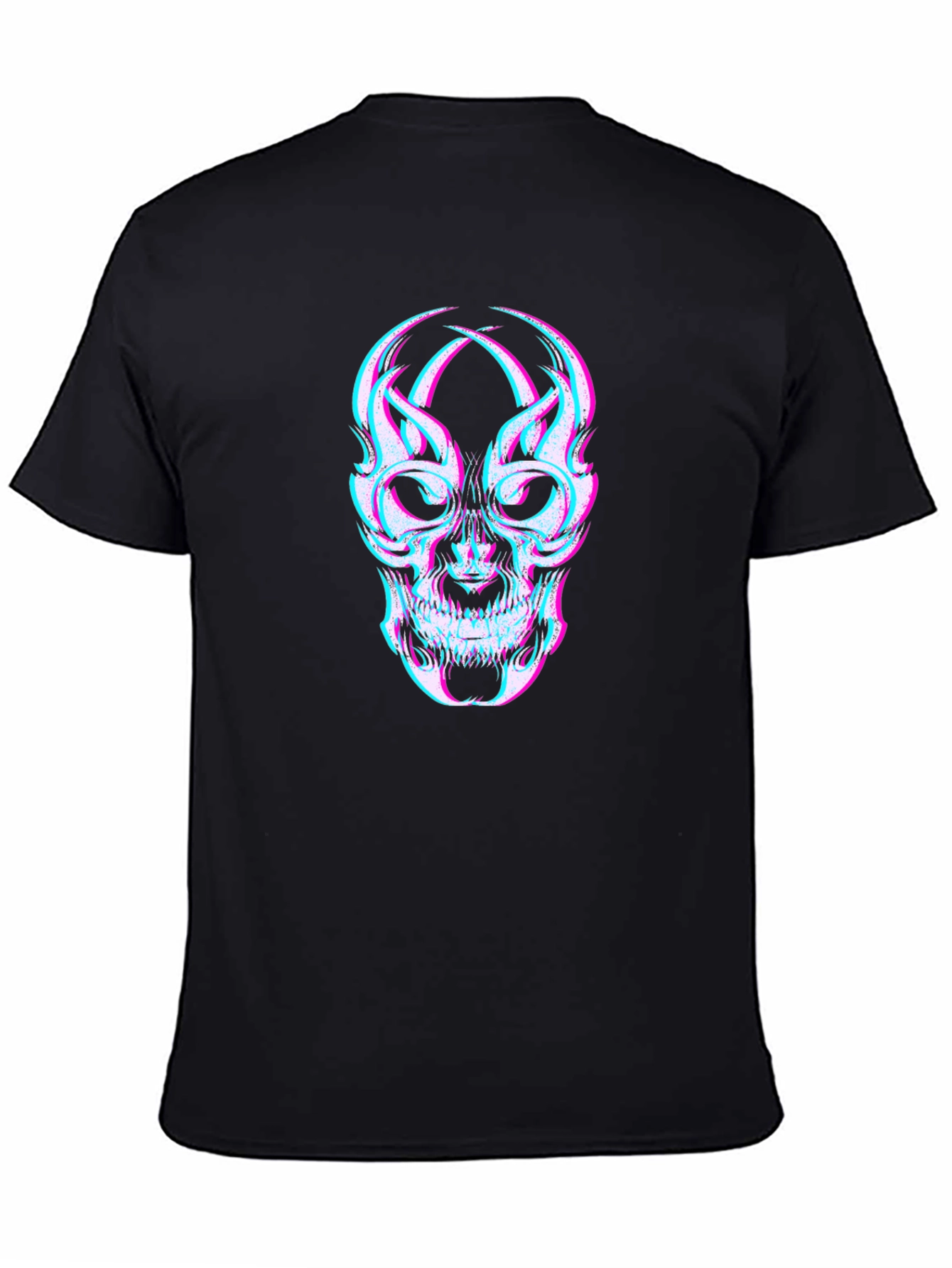 Skull Illusion Black T-Shirt
