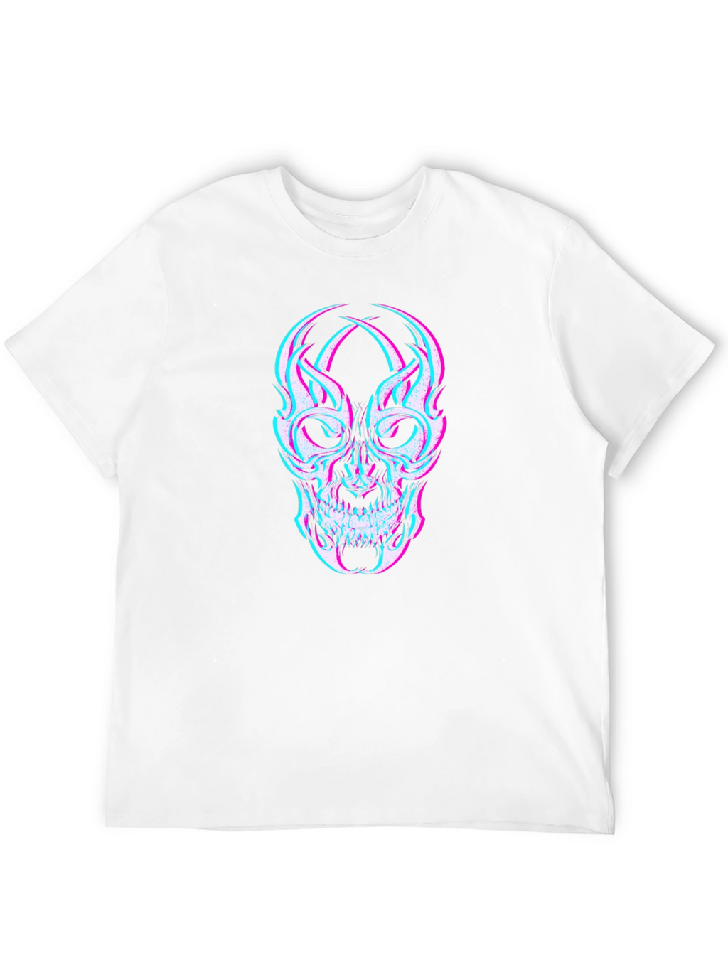 Skull Illusion Black T-Shirt