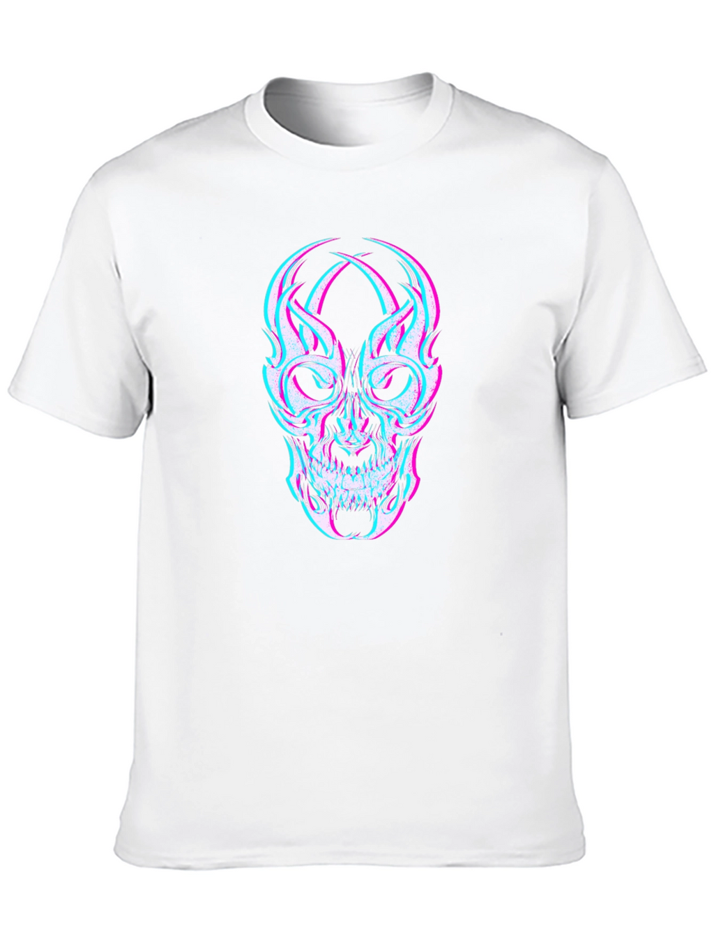 Skull Illusion Black T-Shirt