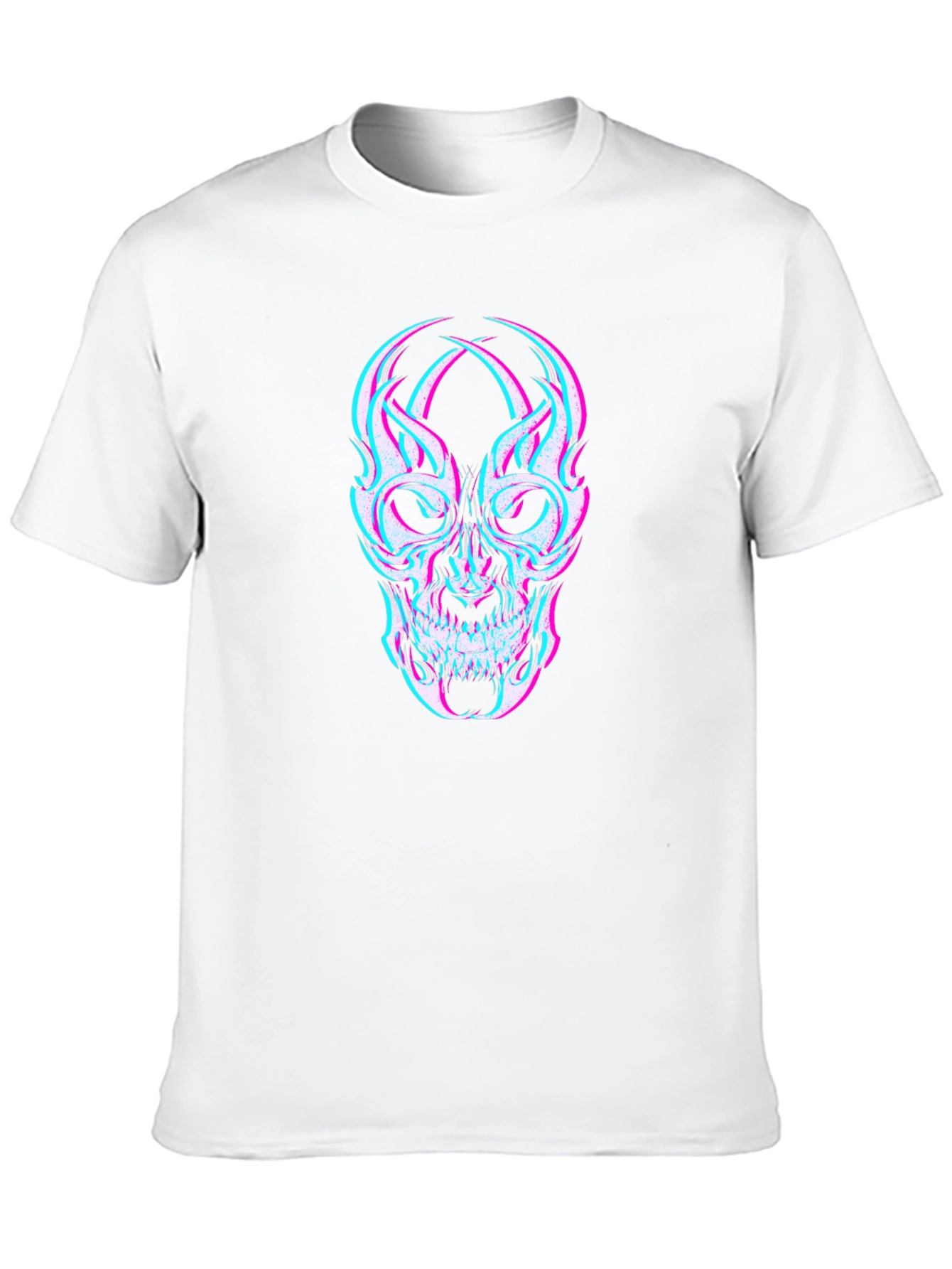 Skull Illusion Black T-Shirt