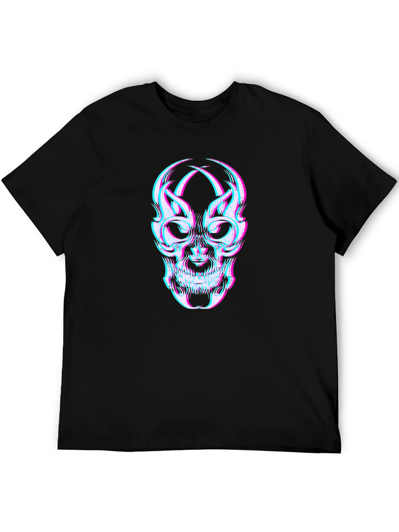 Skull Illusion Black T-Shirt