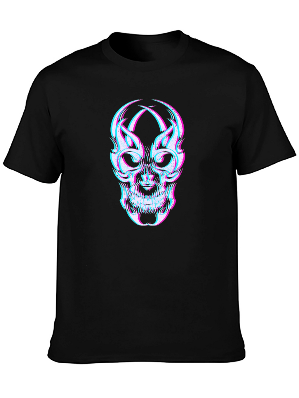 Skull Illusion Black T-Shirt
