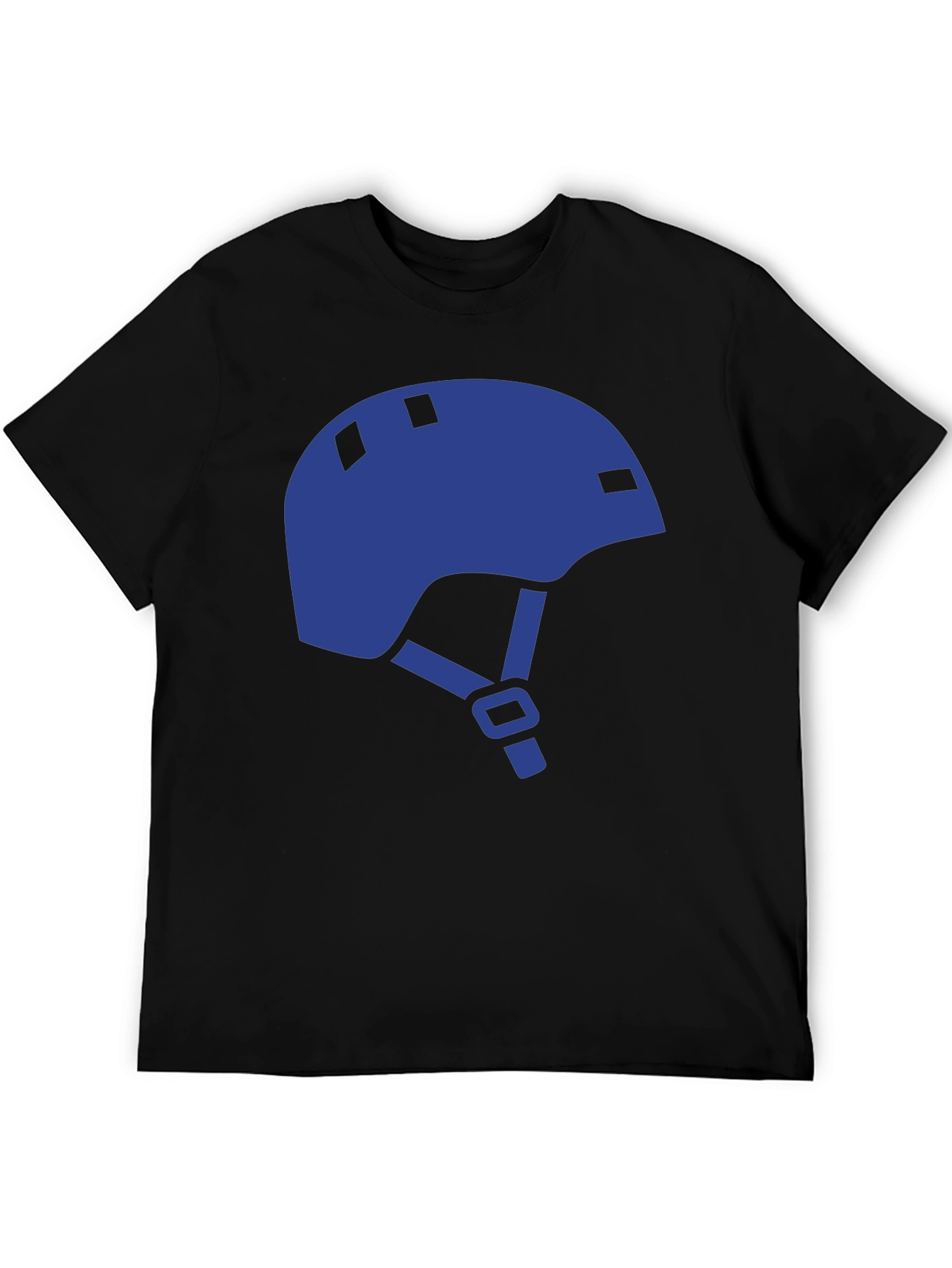 Helmet Graphic Tee - Black Casual Shirt