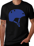 Helmet Graphic Tee - Black Casual Shirt